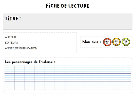 Fiche de lecture